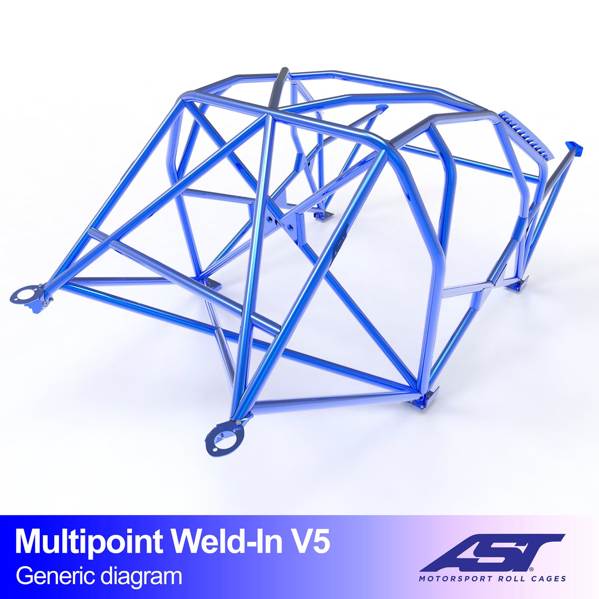 Arco de seguridad Tesla Model 3 Sedán 4 puertas Multipoint Weld In V5