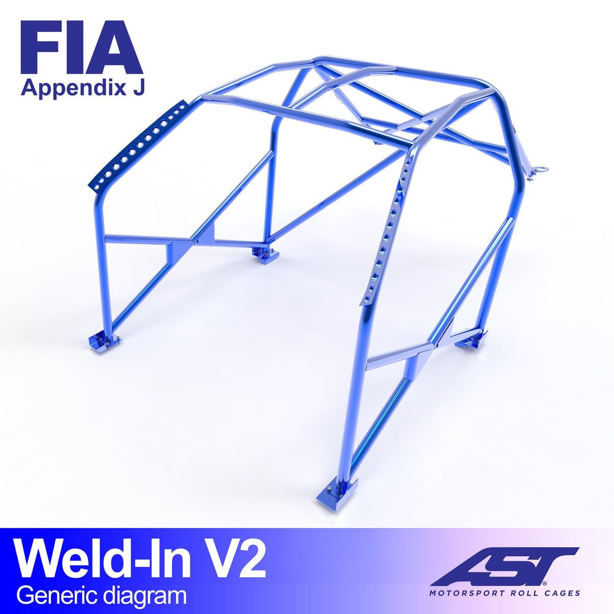 Arco de seguridad Toyota AE86 Sprinter Trueno Hatchback 3 puertas Weld In V2