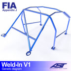 Arco de seguridad Volvo 144 Sedán 4 puertas Weld In V1
