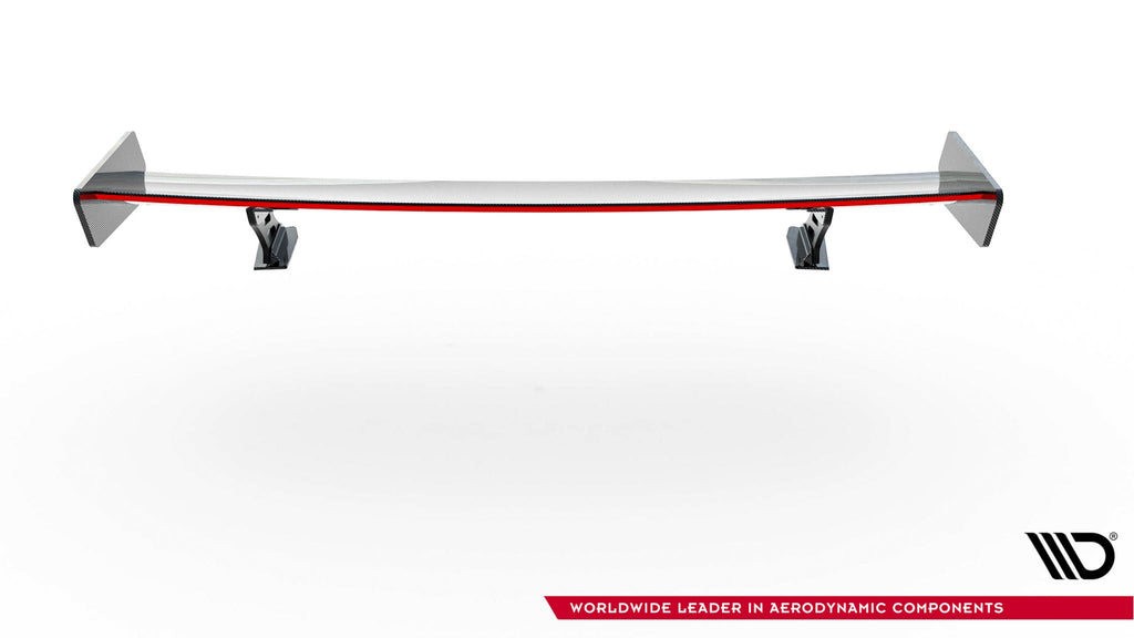 Alerón de carbono con soportes externos + LED para Audi A5 Coupe 8T