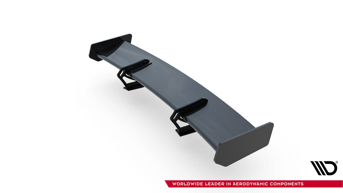 Alerón de carbono con soportes cuello de cisne para Audi A5 Coupe 8T