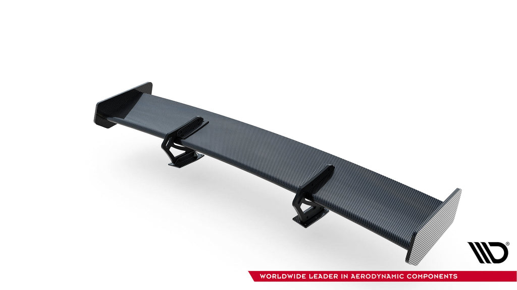 Alerón de carbono con soportes cuello de cisne para Audi A5 Coupe 8T