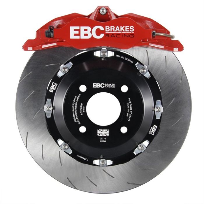EBC Brakes BBK006RED-2 Big Brake Kit for Ford Fiesta Mk8 ST