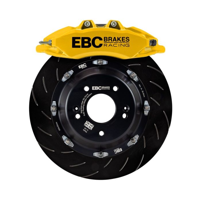 Kit de frenos de alto rendimiento BBK033YEL-1 de EBC Brakes para Volkswagen Golf GTI/R