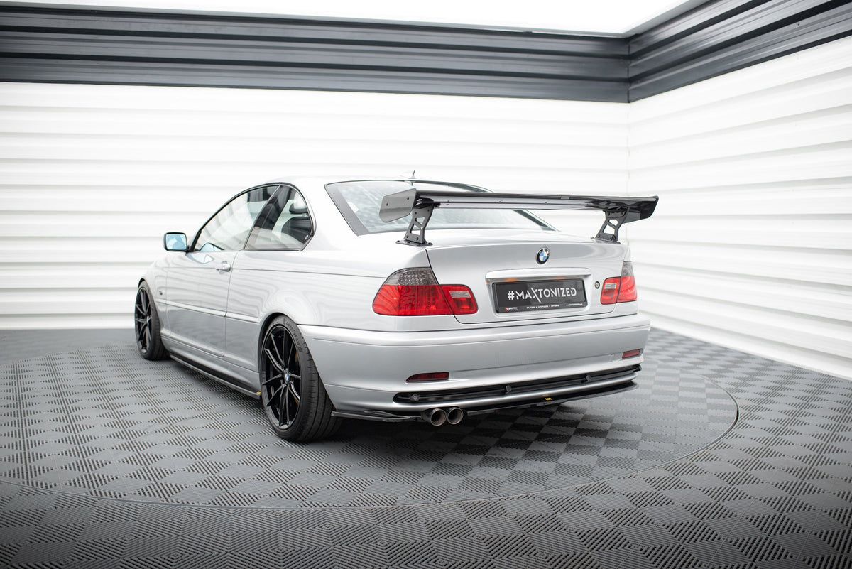 Alerón de carbono con soportes externos para BMW 3 Coupe E46