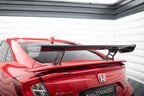 Alerón de carbono con soportes internos para Honda Civic SI Mk10