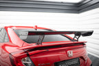 Alerón de carbono con soportes internos para Honda Civic SI Mk10