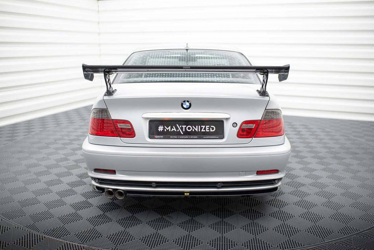 Alerón de carbono con soportes externos para BMW 3 Coupe E46