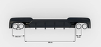 Difusor trasero V.2 para BMW 5 M-Pack F10 / F11 (Version with two double Exhausts)