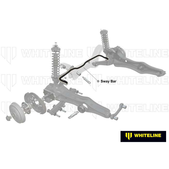 24mm sway bar, 2-point adjustable, Whiteline brand, for Mini F55 F56 F57 2013+ BMR74Z