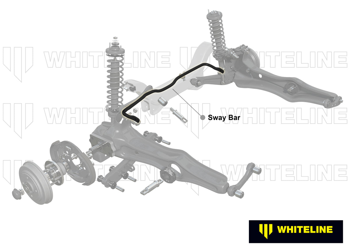 Barra estabilizadora 24 mm ajustable de 2 posiciones Whiteline para Mini F55 F56 F57 2013+ BMR74Z