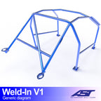 Arco de seguridad BMW Serie 3 (E30) Touring 5 puertas RWD Weld In V1