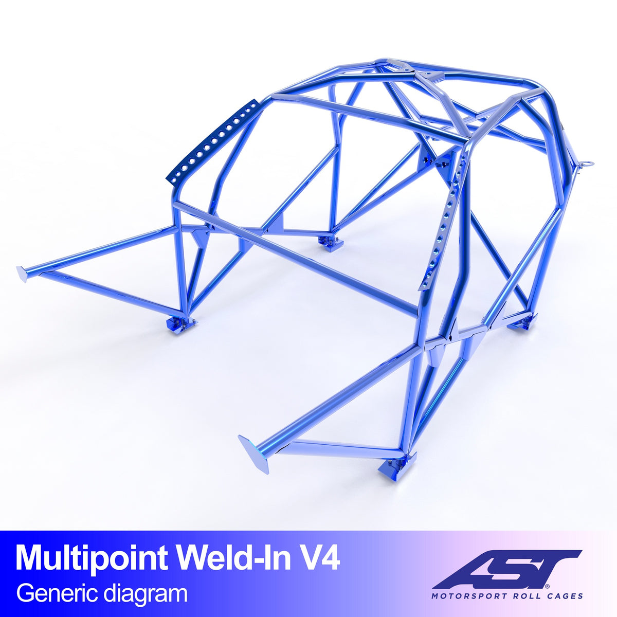 Arco de seguridad BMW Serie 5 (E34) Touring 5 puertas Multipoint Weld In V4