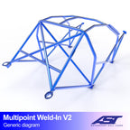 Arco de seguridad BMW Serie 3 (E36) Compact 3 puertas Multipoint Weld In V2