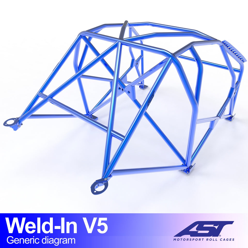 Arco de seguridad BMW Serie 3 (E36) Compact 3 puertas Weld In V5