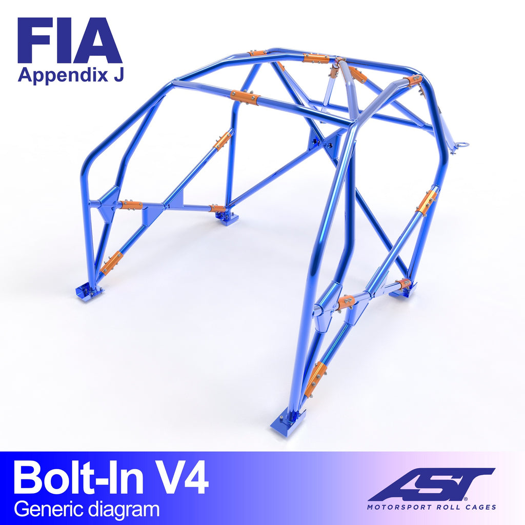 Arco de seguridad BMW Serie 3 (E36) Sedán 4 puertas Bolt In V4