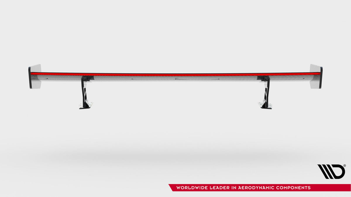 Alerón de carbono con soportes externos + LED para BMW 3 Coupe E46