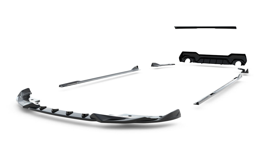 Kit de splitters para BMW 4 M-Pack Coupe G22 / G22 Facelift