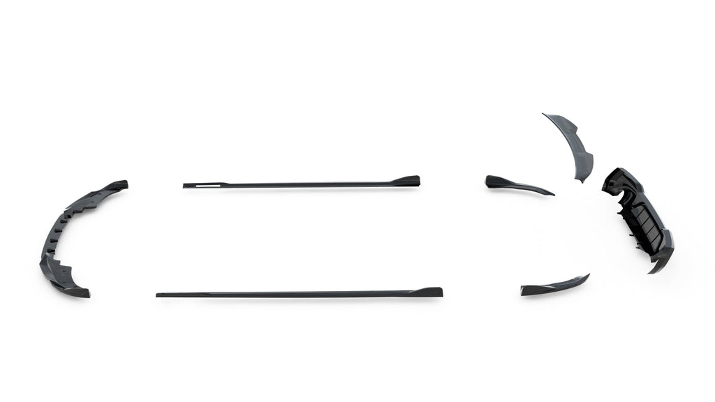 Kit de splitters para BMW 4 M-Pack Coupe G22 / G22 Facelift