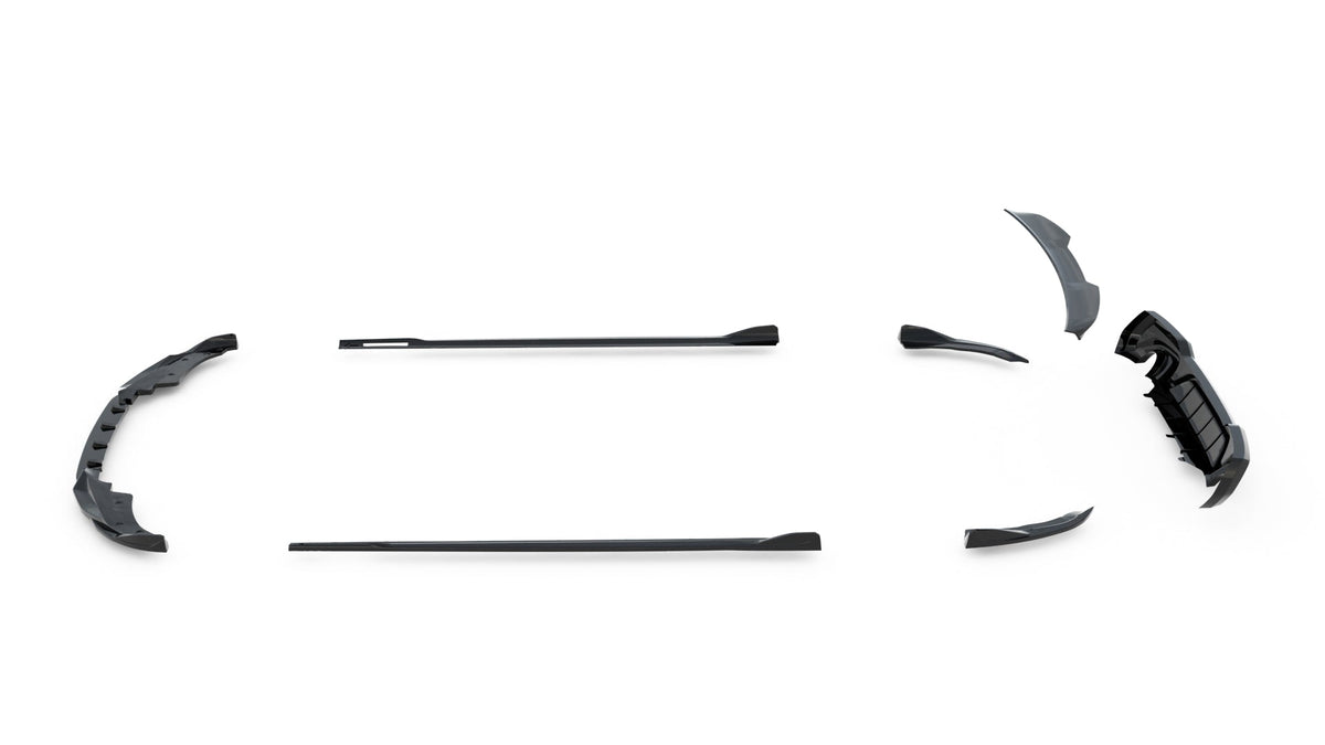Kit de splitters para BMW 4 M-Pack Coupe G22 / G22 Facelift