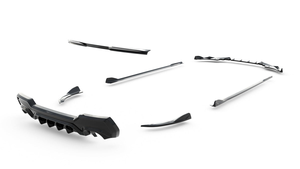 Kit de splitters para BMW 4 M-Pack Coupe G22 / G22 Facelift