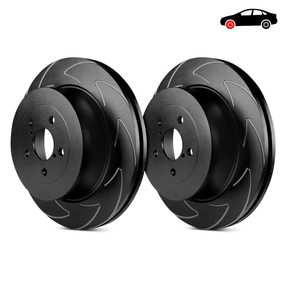 BSD1963 Discos de freno Sport BSD EBC Brakes para Ford Tourneo Courier BMax Fiesta Mk7 ST Fiesta Mk8 ST Ford Fiesta