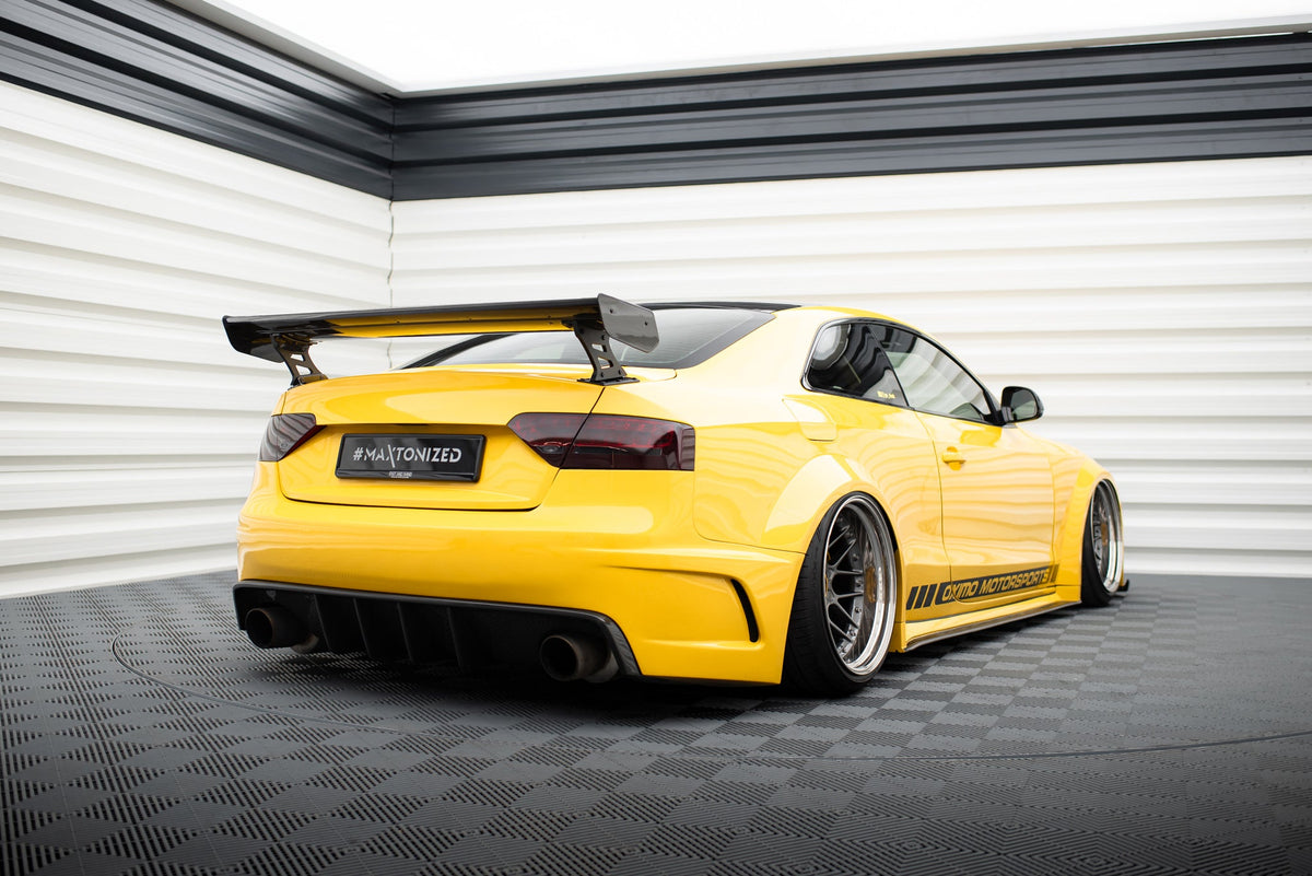 Alerón de carbono con soportes externos para Audi A5 Coupe 8T