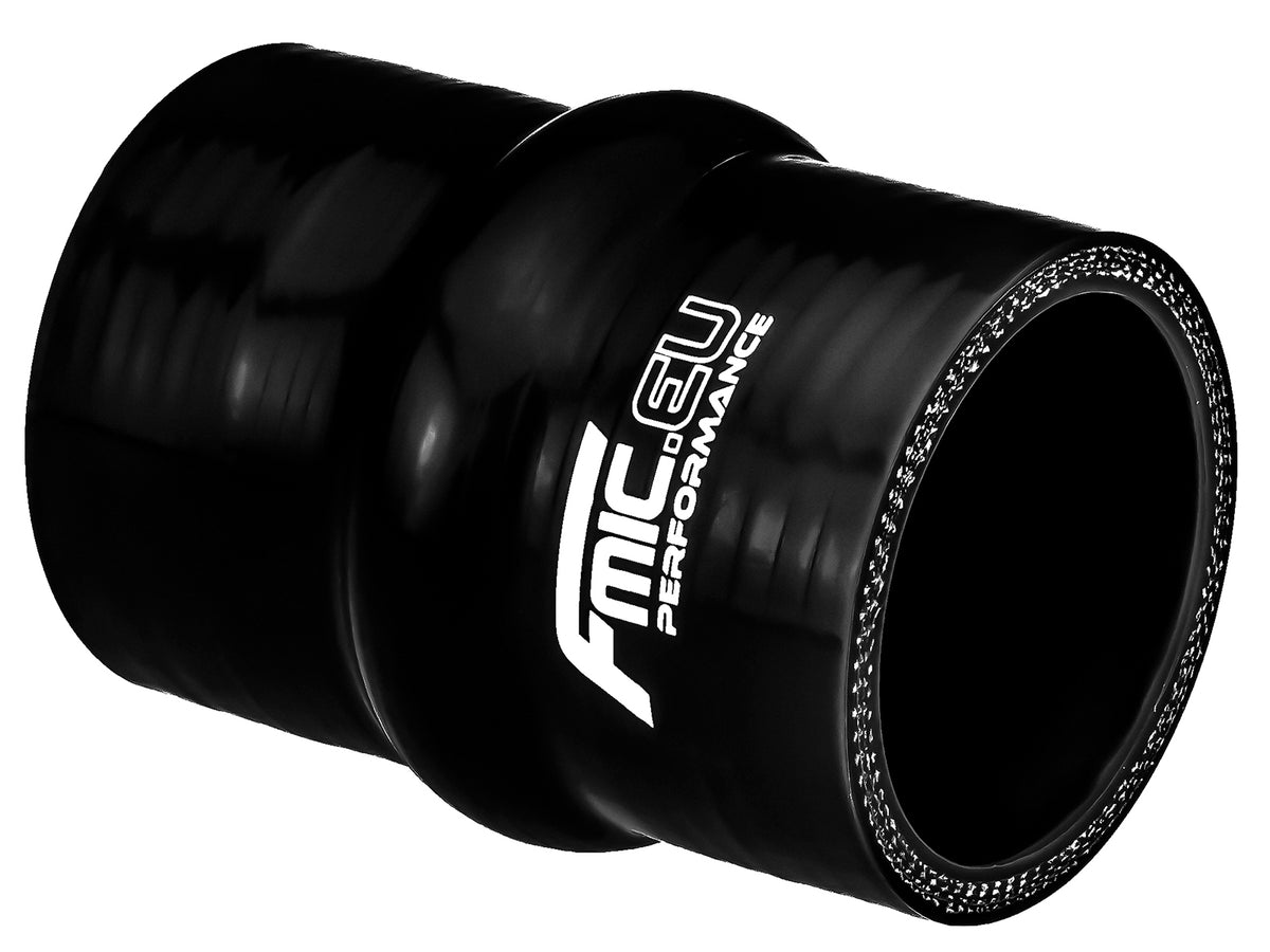 Manguito de silicona hump 76 mm negro