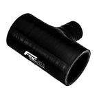 60/32 mm T-connector, black.