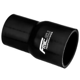 Silicone straight reducer 22/38mm Black