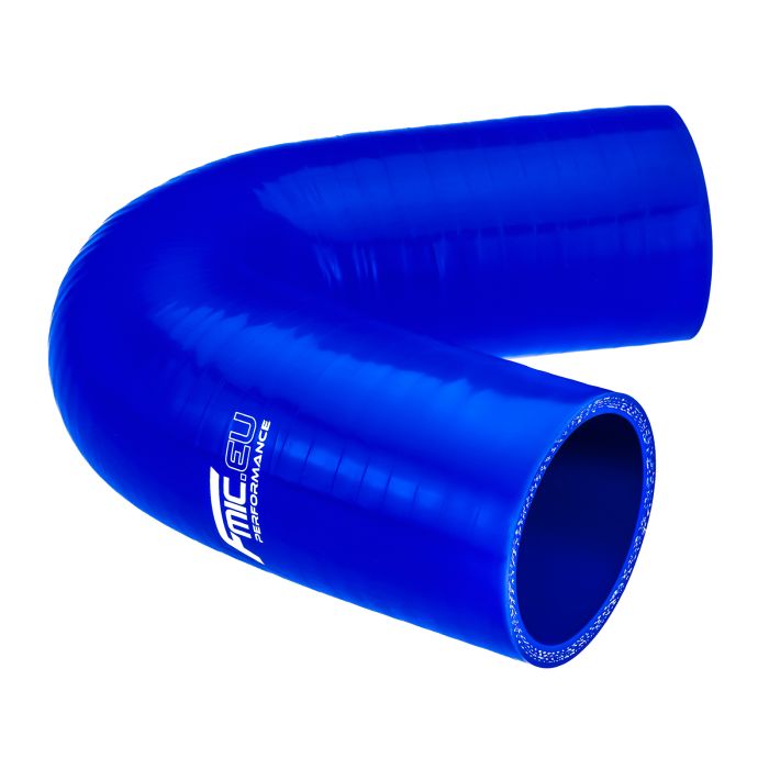 135-degree (57mm) blue silicone elbow