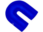 Codo de silicona 180° 57 mm azul