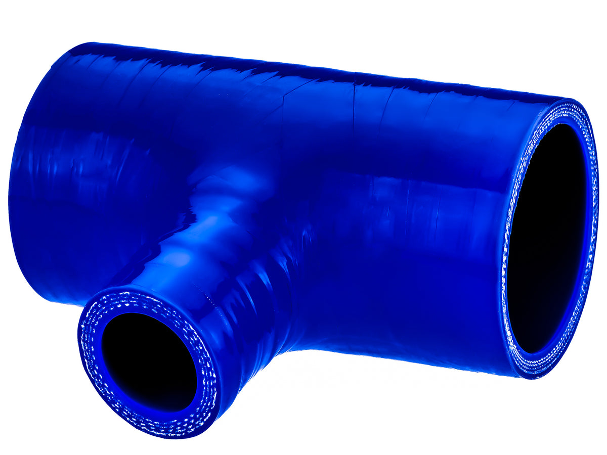 Pieza en T 70/32 mm azul