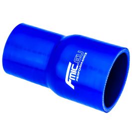 Silicone straight reducer 63/102mm Blue