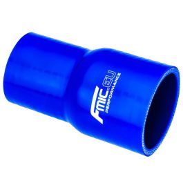 Silicone straight reducer 35/63mm Blue