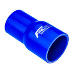 Silicone straight reducer 57/70 mm blue