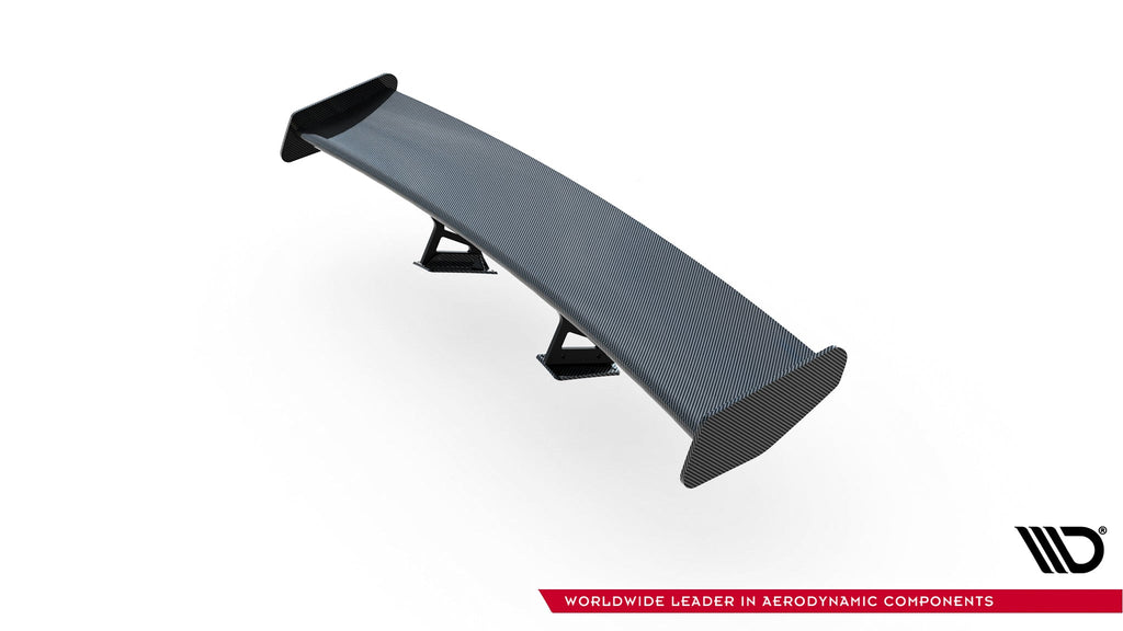 Alerón de carbono con soportes internos V.1 + LED para Porsche 718 Cayman 982c