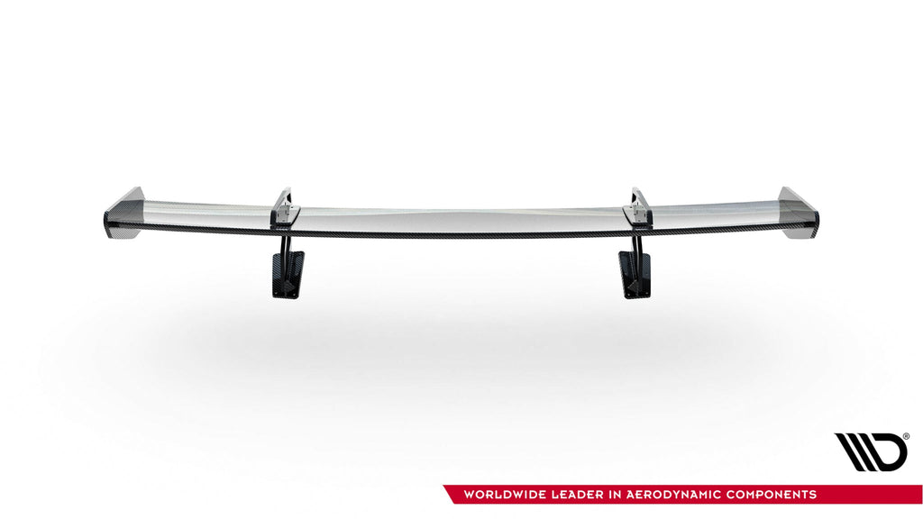 Alerón de carbono con soportes cuello de cisne V.1 para Porsche 718 Cayman 982c