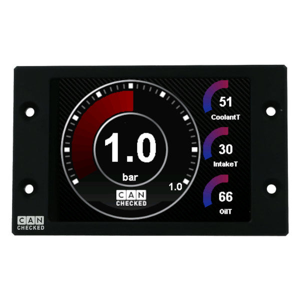 CANchecked MFD28 Gen2 Pantalla de datos multifunción universal