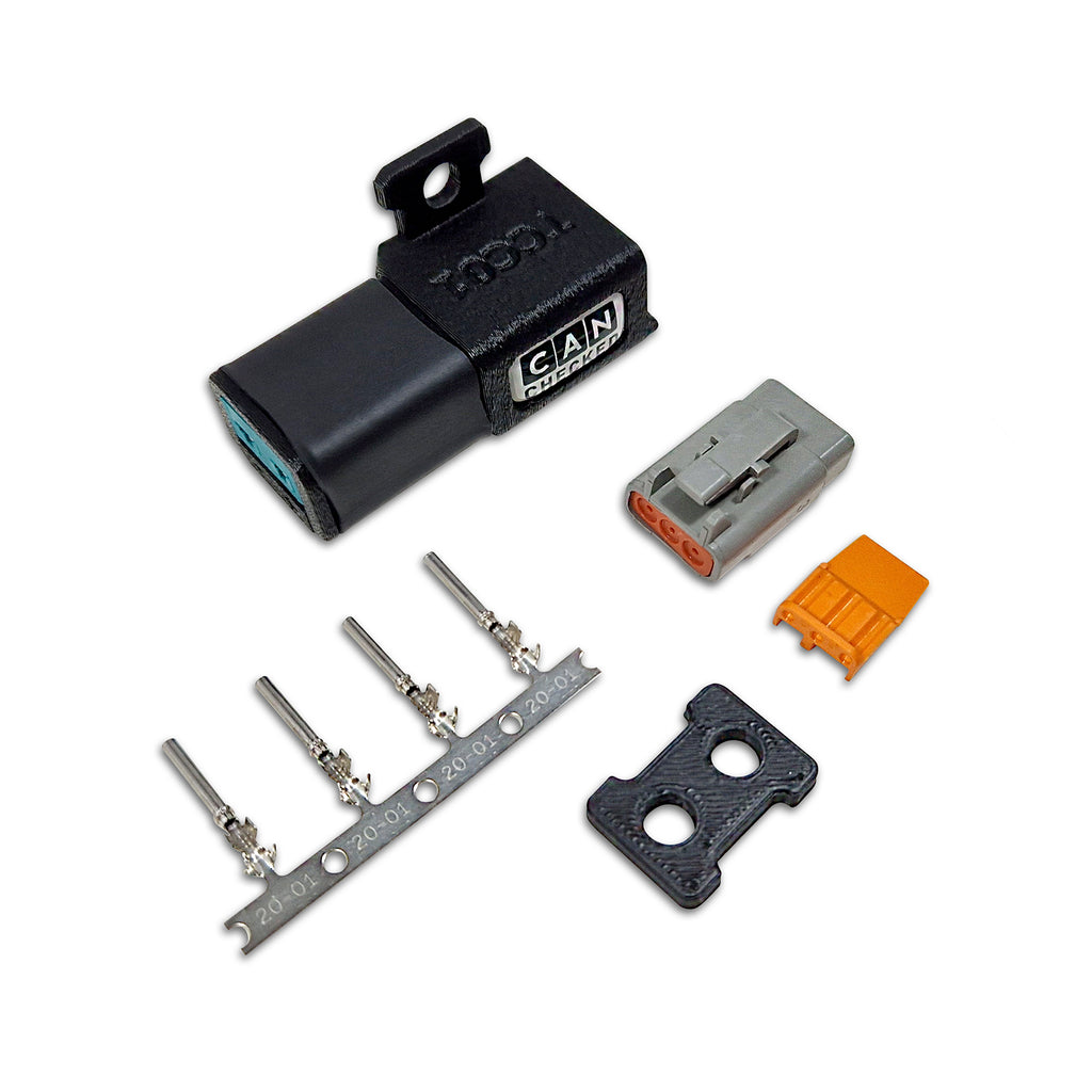 Convertidor de termopar CANchecked TCC01 y DTM de 3 vías