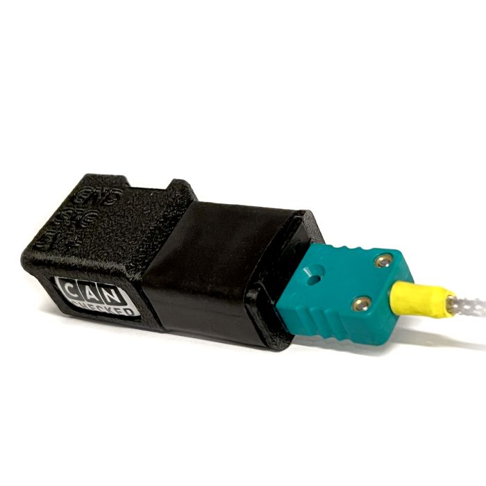 CANchecked TCC01 Thermocouple Converter and DTM 3-way