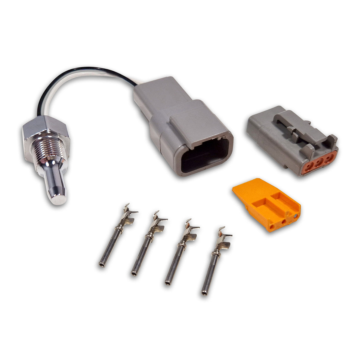 Sensor de temperatura CANchecked NTC01 con DTM04-3P y resistencia integrada