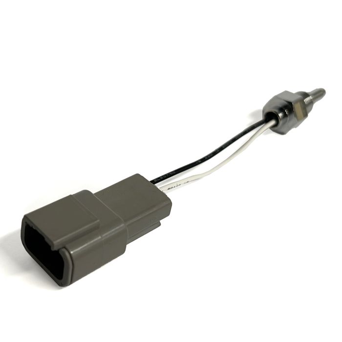 CANchecked NTC01 temperature sensor with DTM04-3P and integrated resistor.
