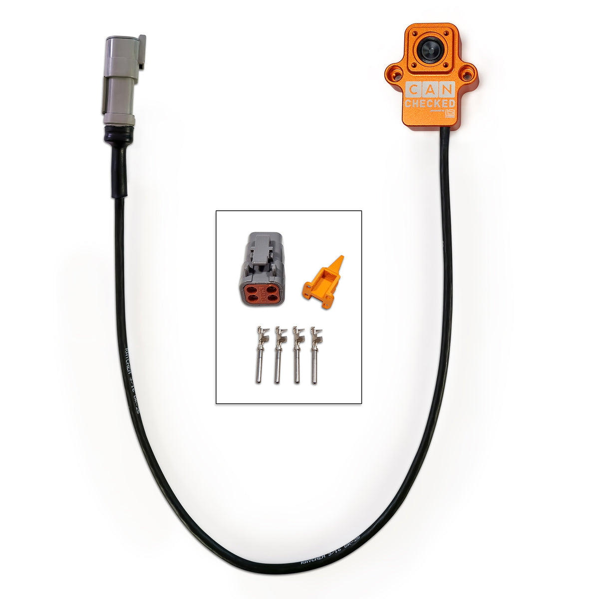CANchecked TMC01 monitorización de temperatura de neumático individual con cable