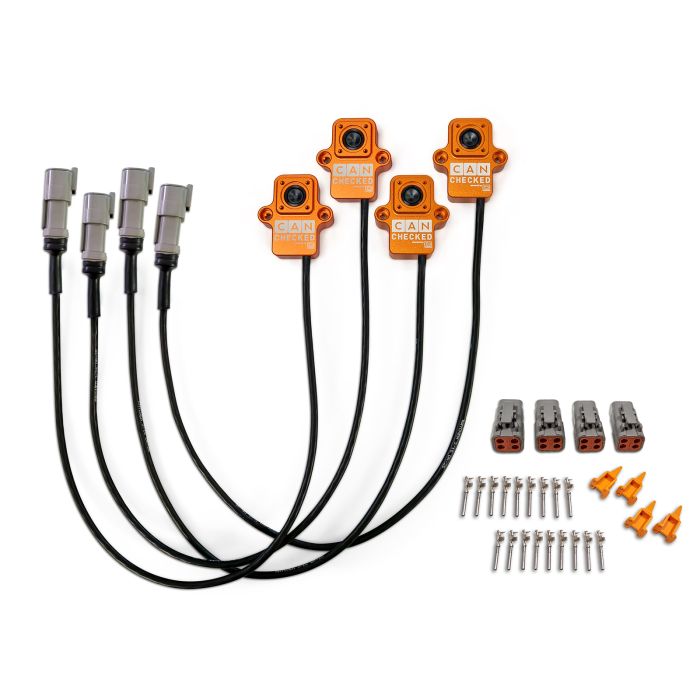 BMC04 brake assembly temperature monitoring wiring checked by CAN