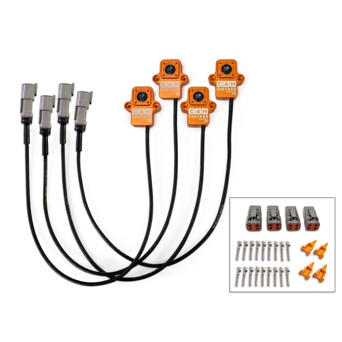 BMC04 brake assembly temperature monitoring wiring checked by CAN