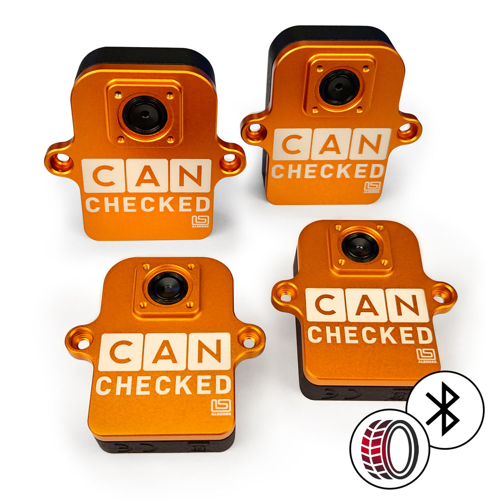 CANchecked TMB04 Set de monitorización de temperatura de neumáticos por Bluetooth