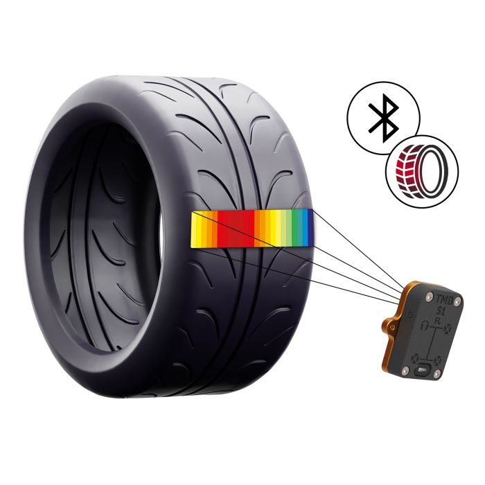 CANchecked TMB04 Tire Temperature Monitoring System via Bluetooth