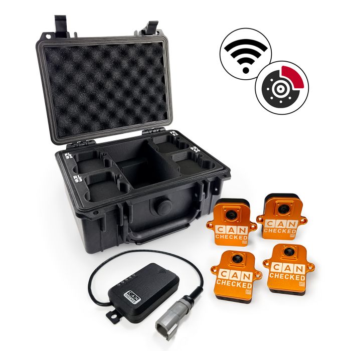 CANchecked BMU04 Wireless Brake Temperature Monitoring System with Load Box