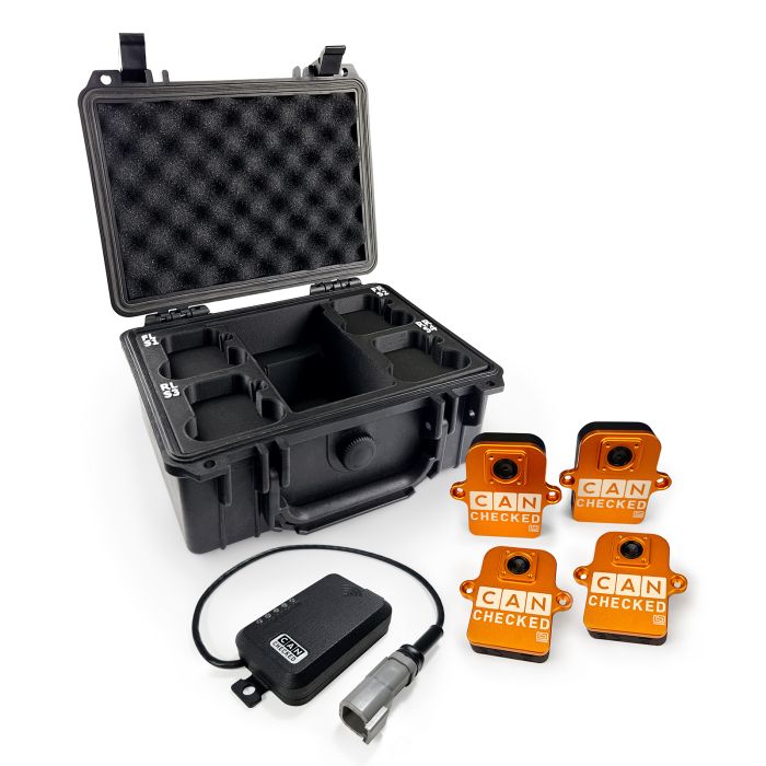 CANchecked BMU04 Wireless Brake Temperature Monitoring System with Load Box